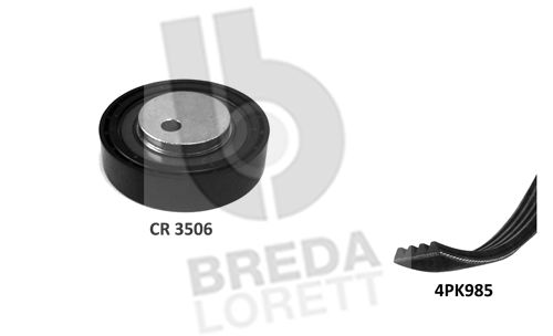 BREDA LORETT Поликлиновой ременный комплект KCA0055